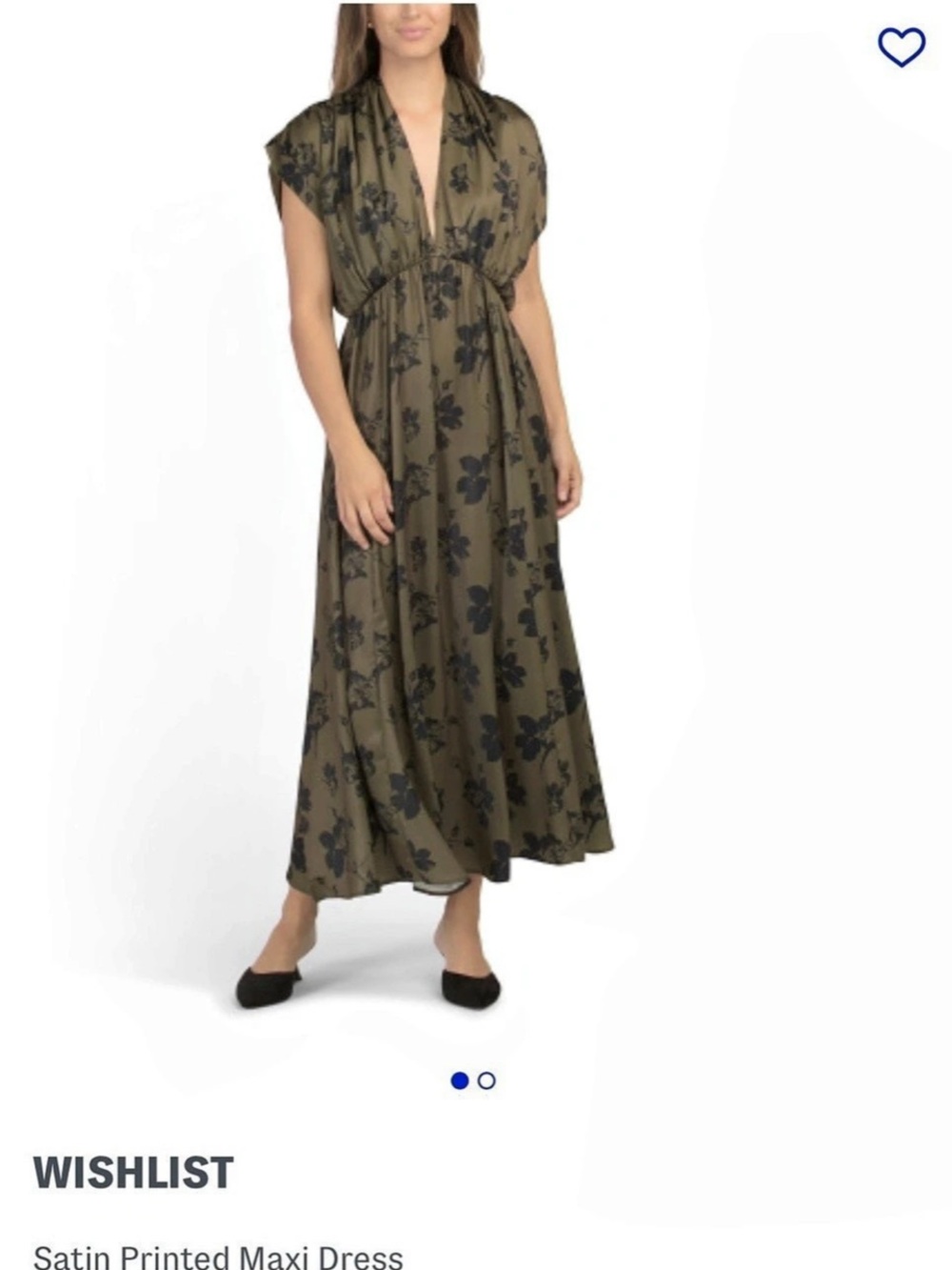 Wishlist Satin Printed Maxi Dress Floral Satin Maxi Dress